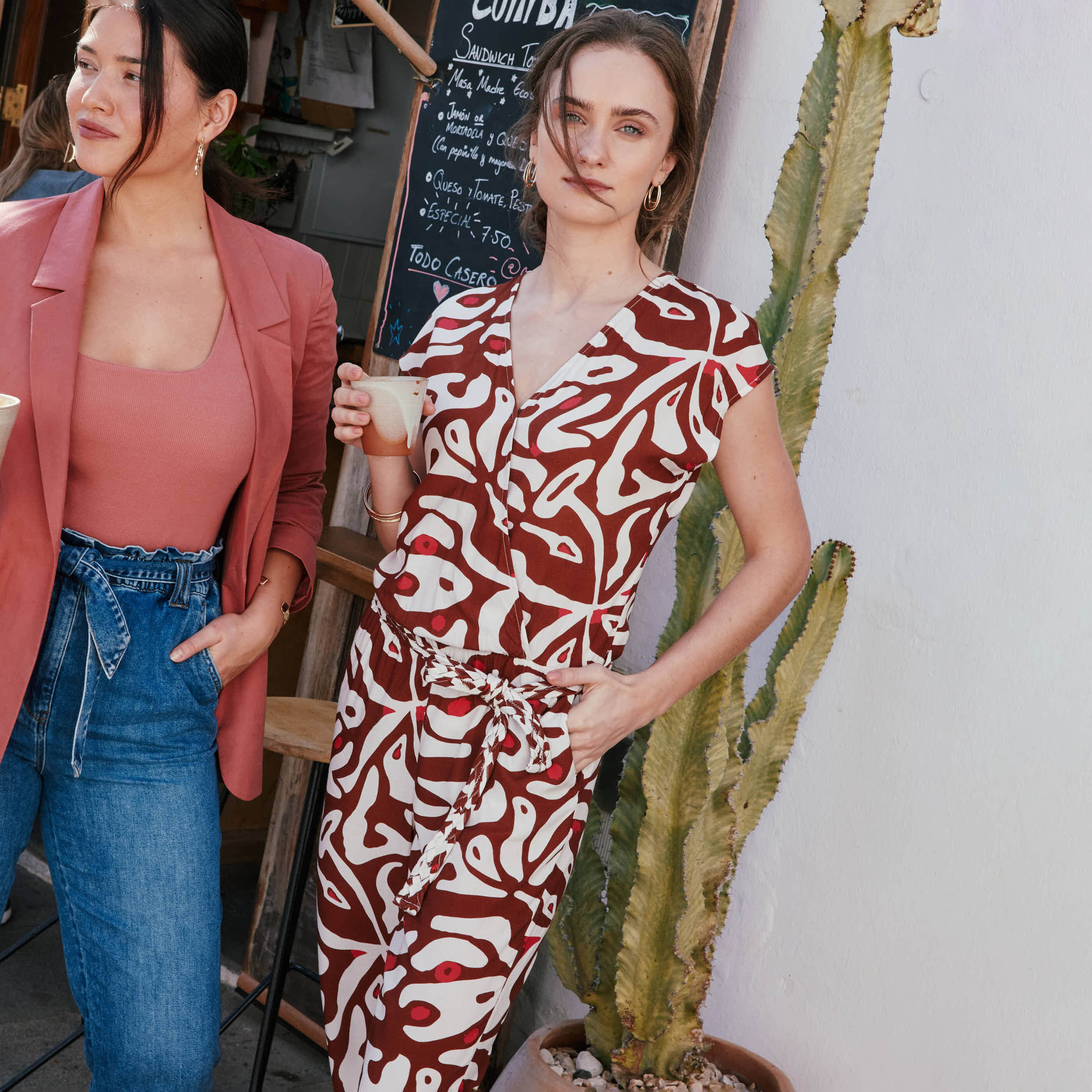 Combinaison imprim&eacute;e femme