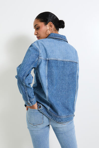 Veste en jean femme
