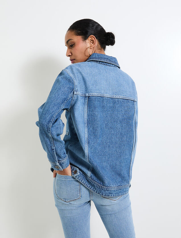 Veste en jean femme