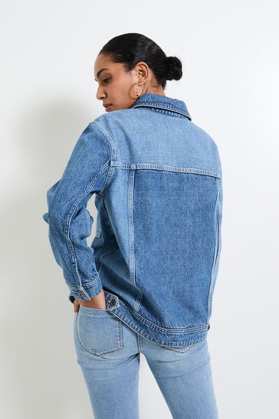 Veste en jean femme