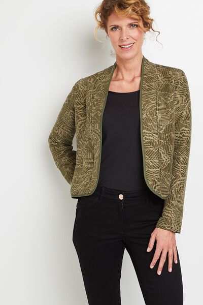 Veste jacquard femme