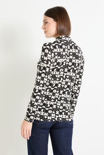 T-shirt col montant femme