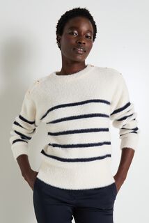 Pull col rond femme