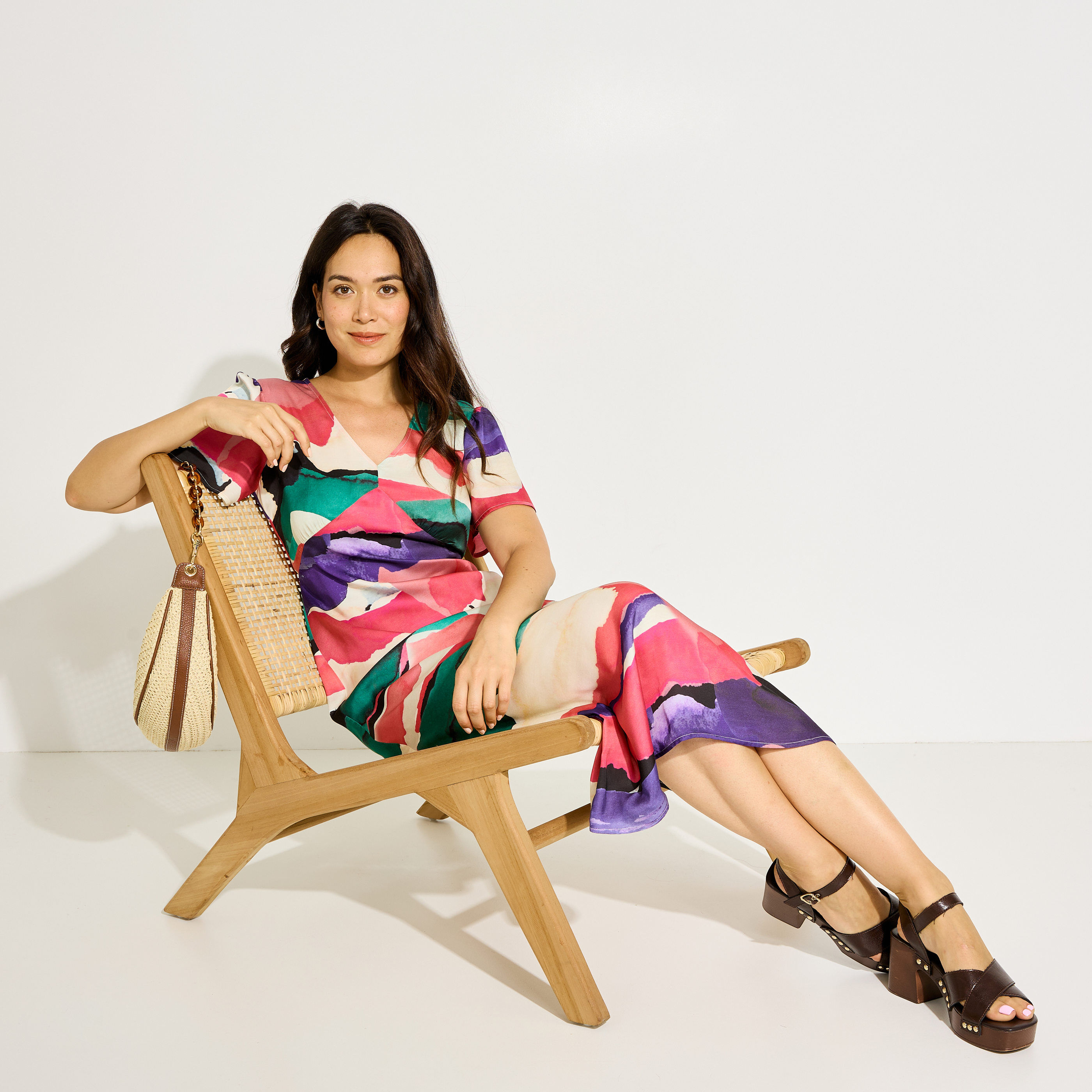 Robe motif abstrait
