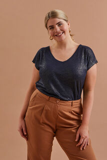 Tshirt viscose et lin femme