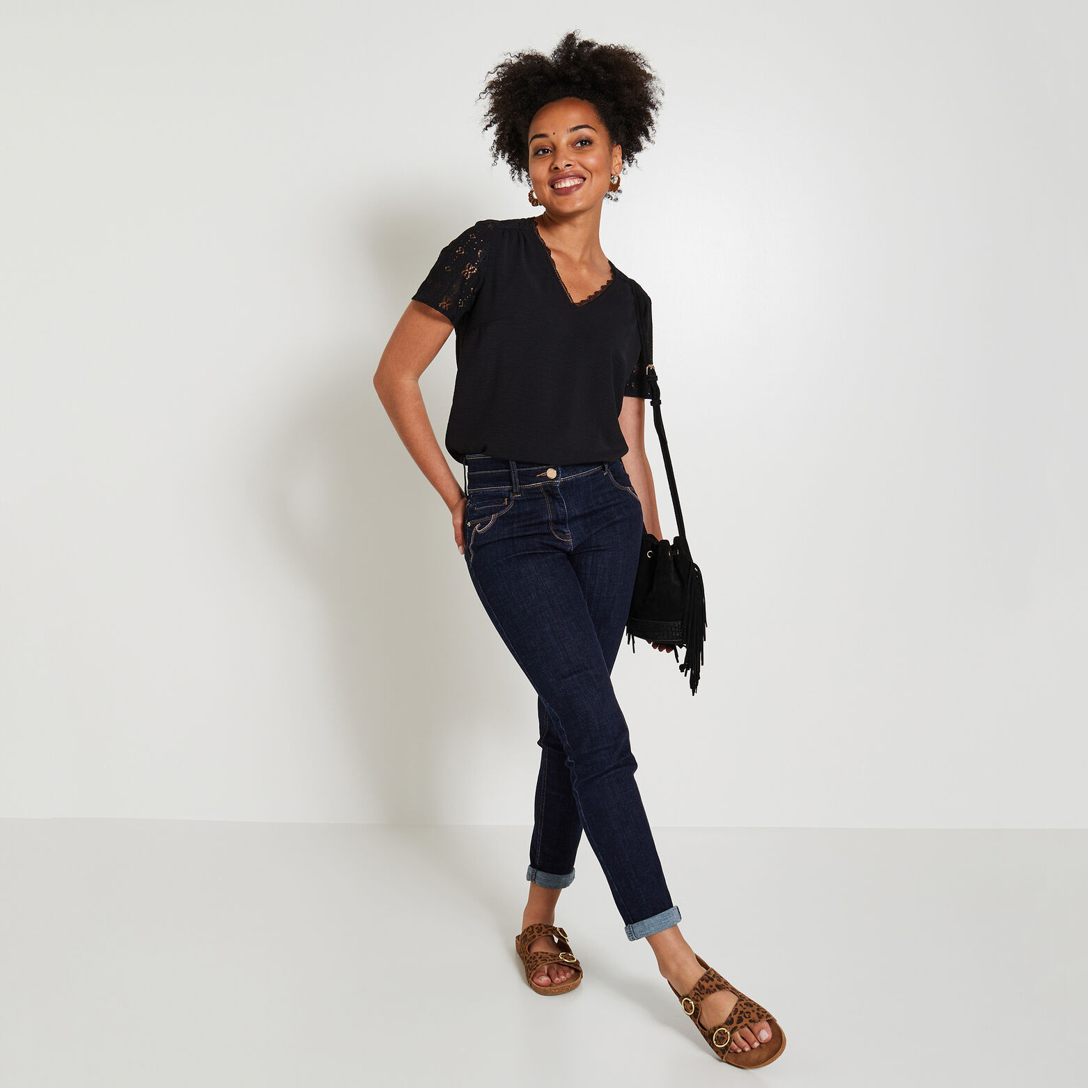 Blouse broderie femme
