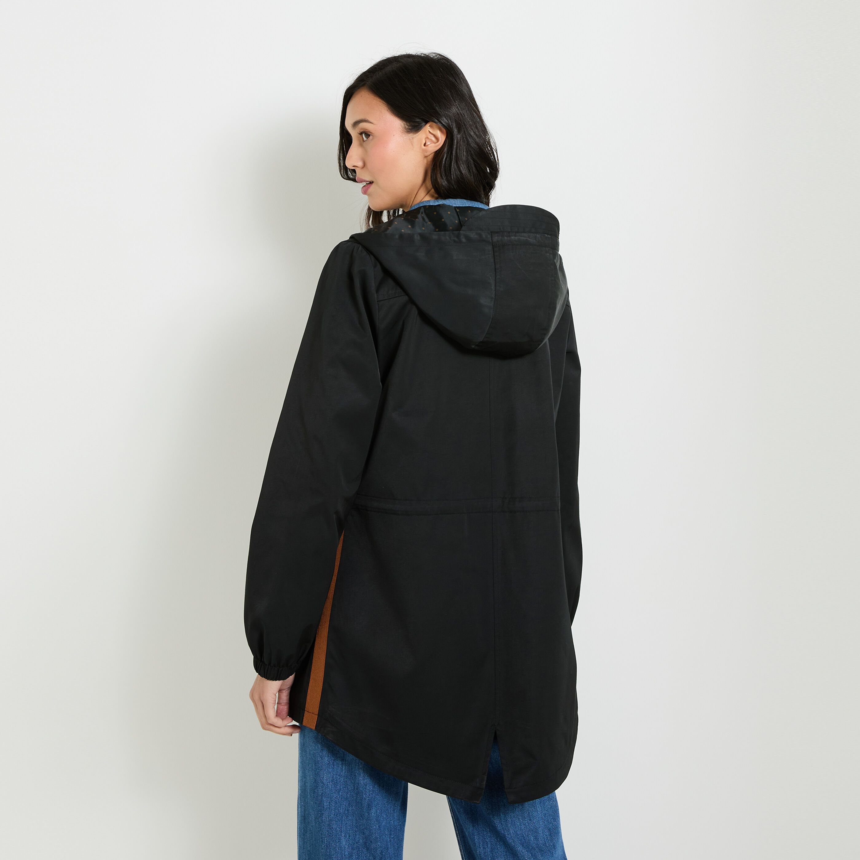 Manteau parka femme NOIR Graindemalice