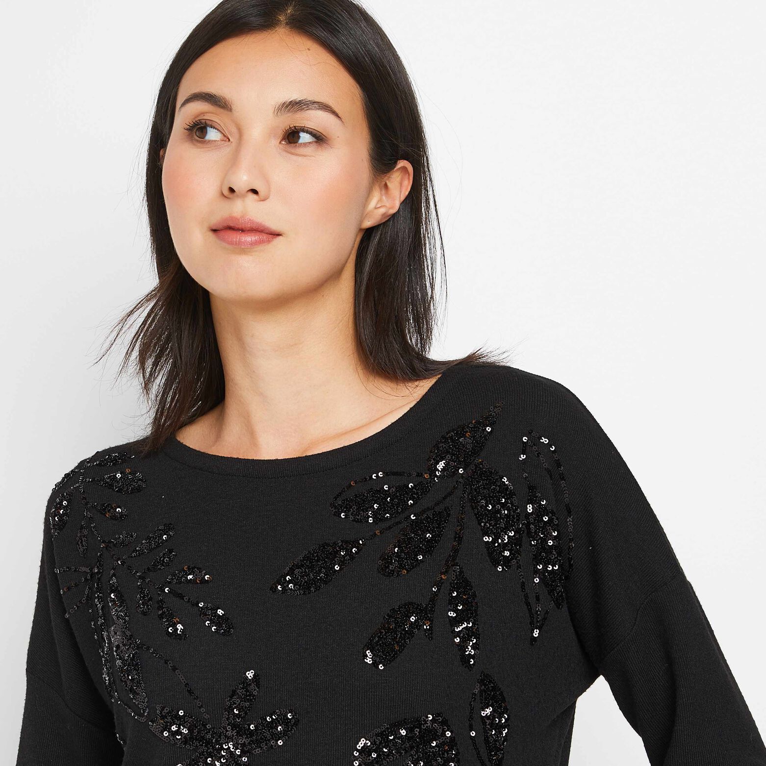 T-shirt à sequins femme