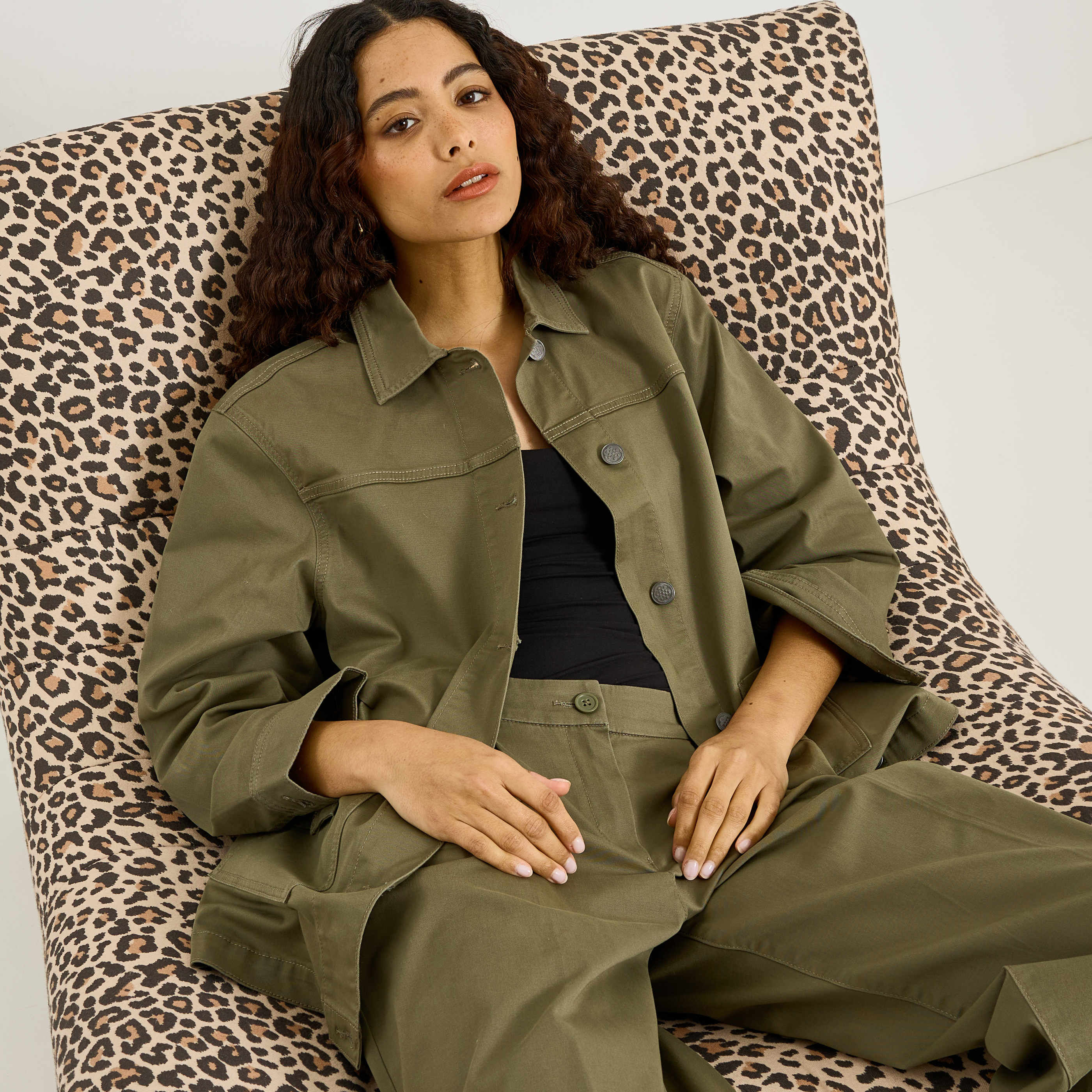 Veste casual avec poches femme