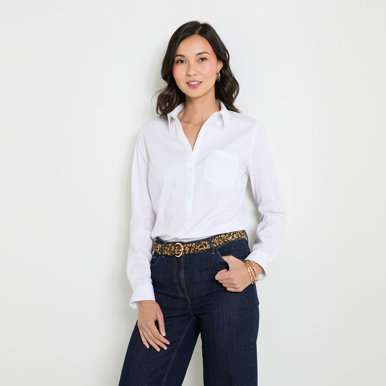 Chemise structurée femme