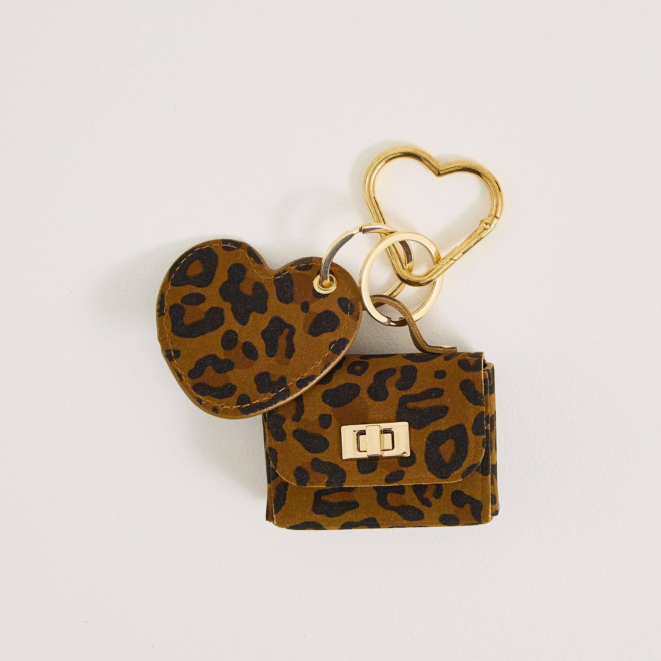Etui &eacute;couteurs imprim&eacute; l&eacute;opard femme
