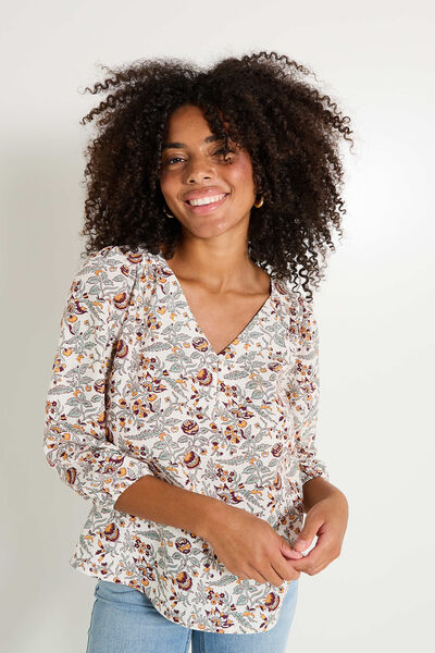 Chemise imprimée femme