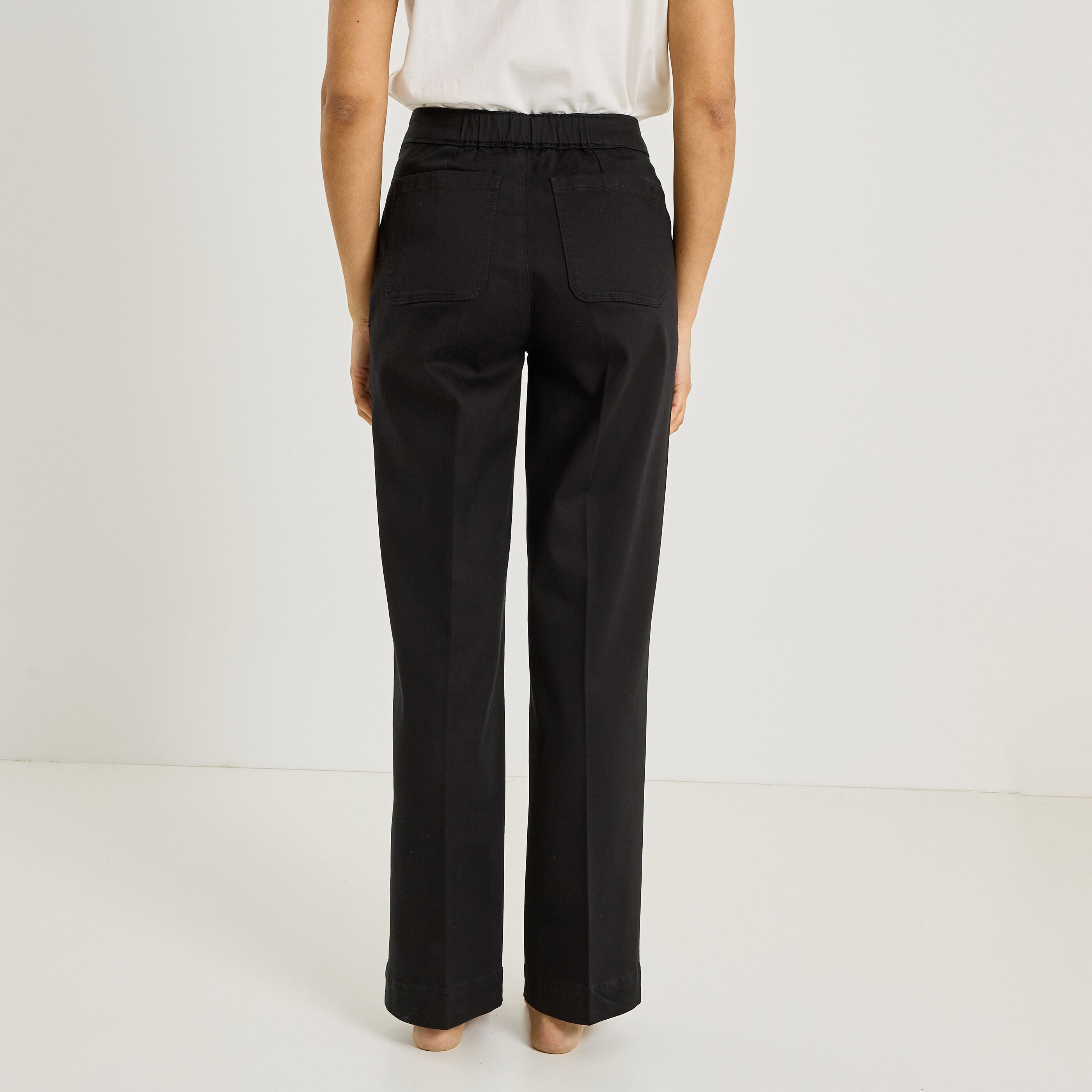 Jean flare &agrave; pont POMPON F02 femme