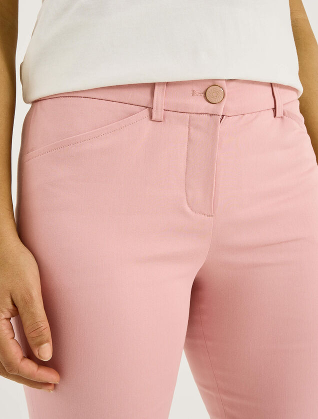 Pantalon cigarette raccourci femme