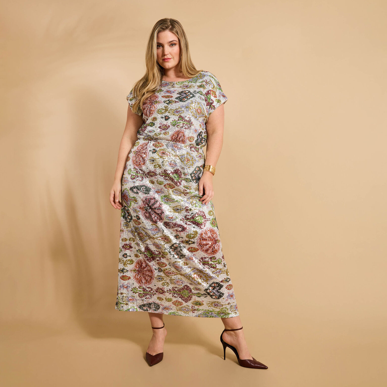 Robe longue habillée femme