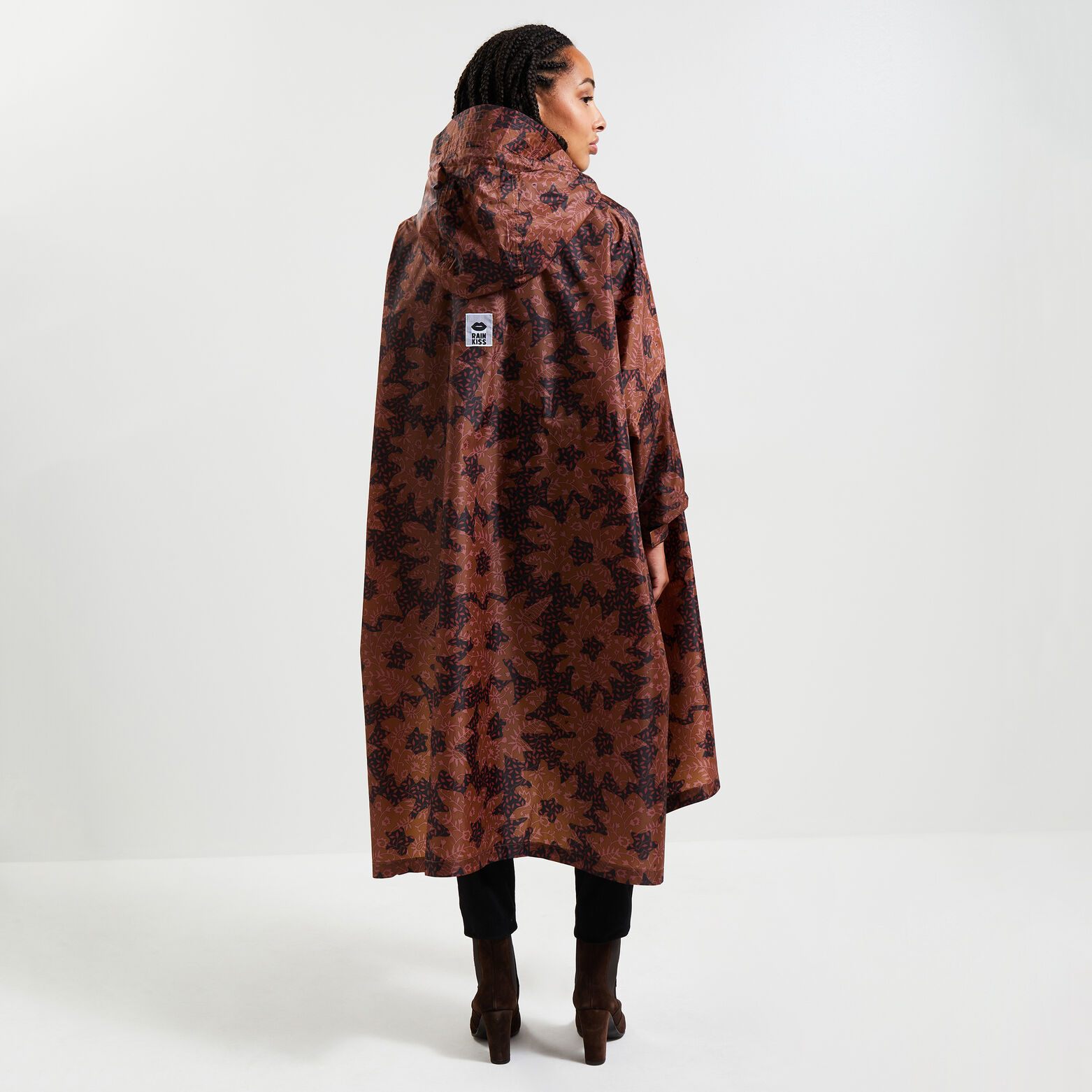 Poncho imperméable femme