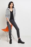 T-shirt manches courtes V femme