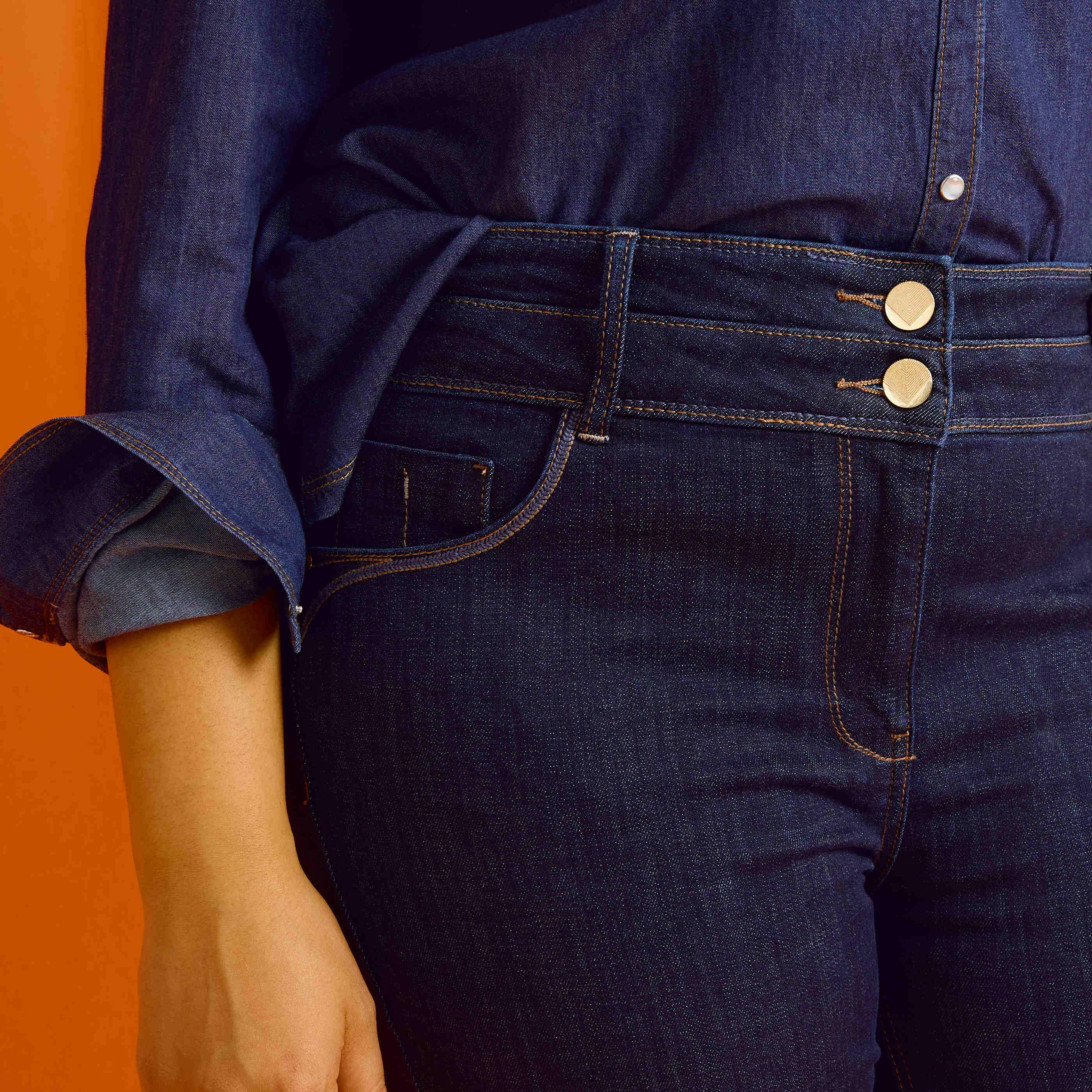 Jean raccourci HANOI R02 femme