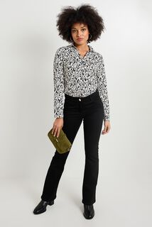 Chemise imprimé léopard femme