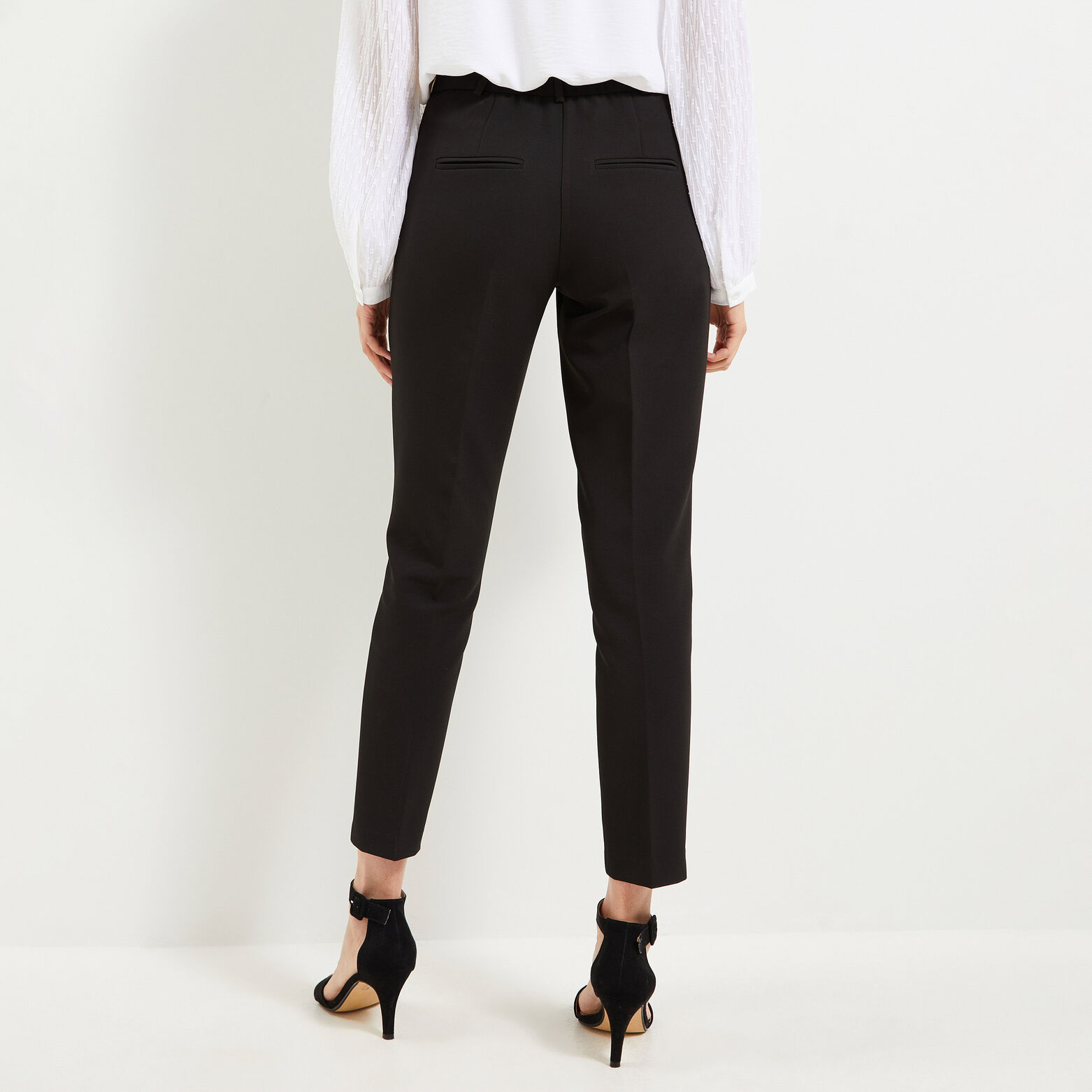 Pantalon cigarette femme