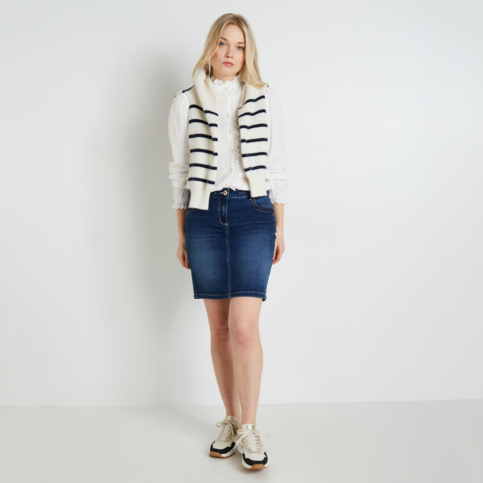 Jupe en jean femme