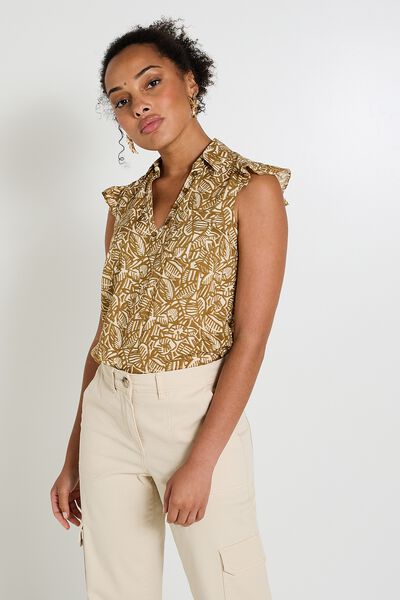 Blouse imprimée femme