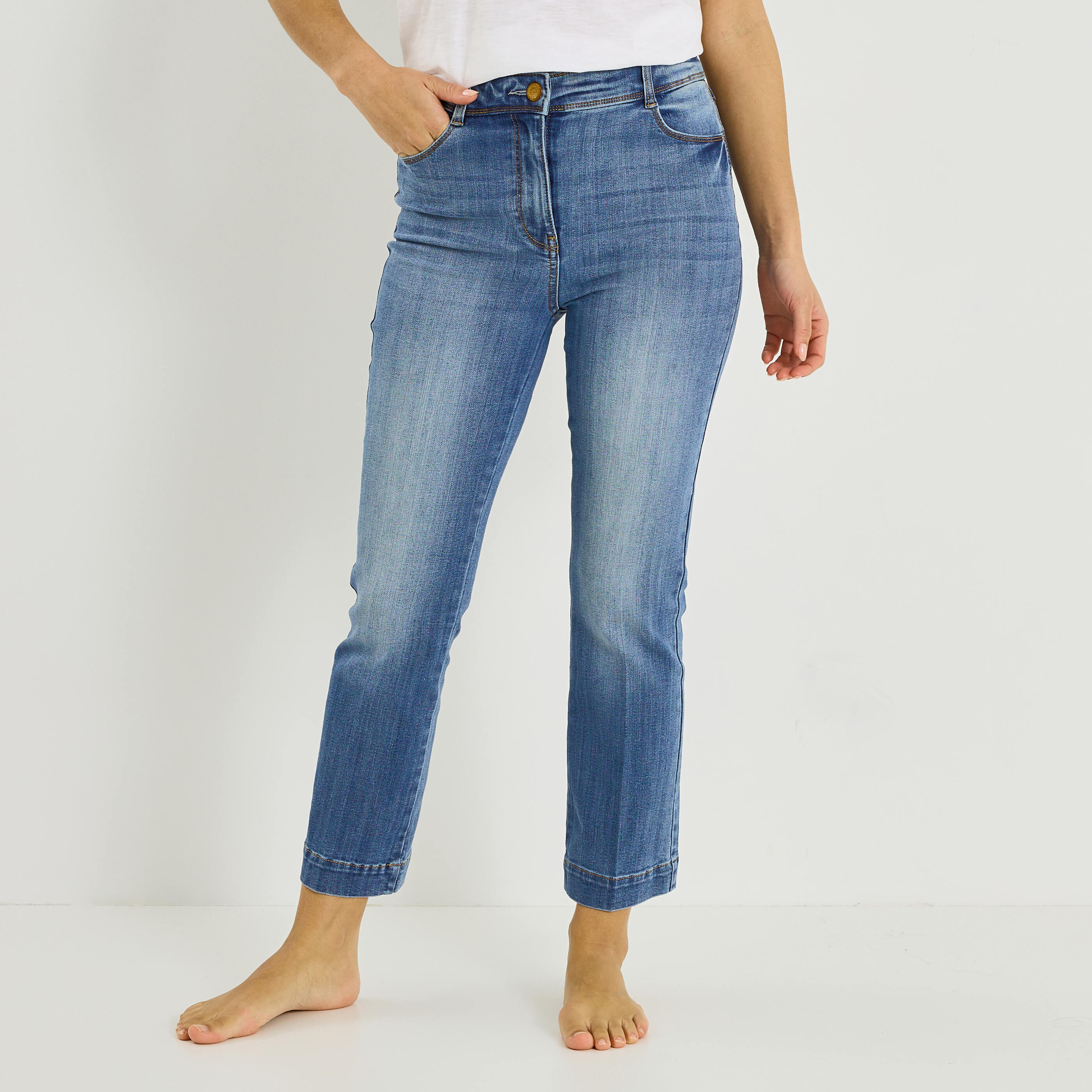 Jean raccourci bootcut TROPEZ RB02 femme