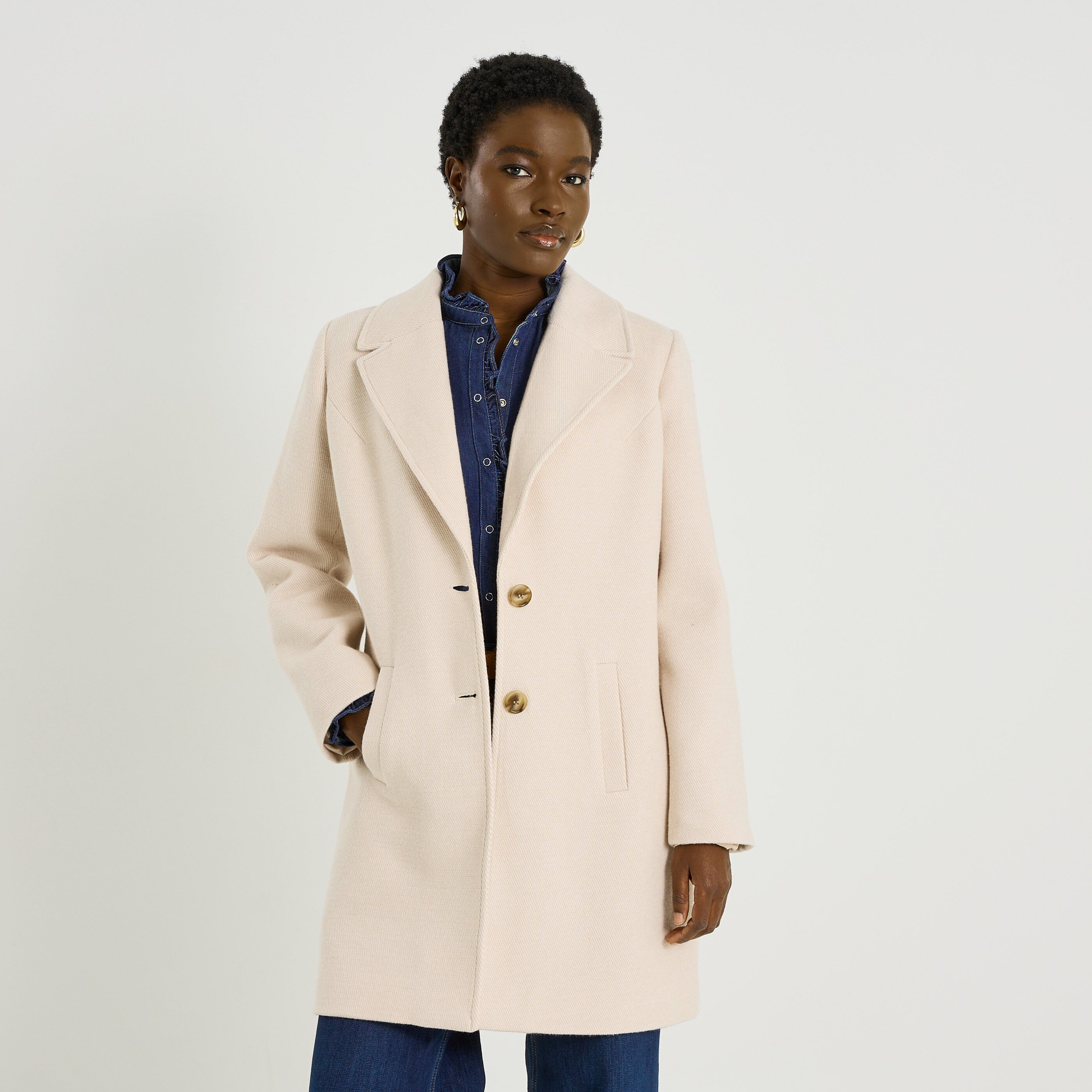 Pardessus long femme