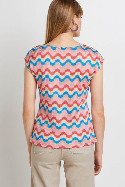 Tshirt gaufré femme