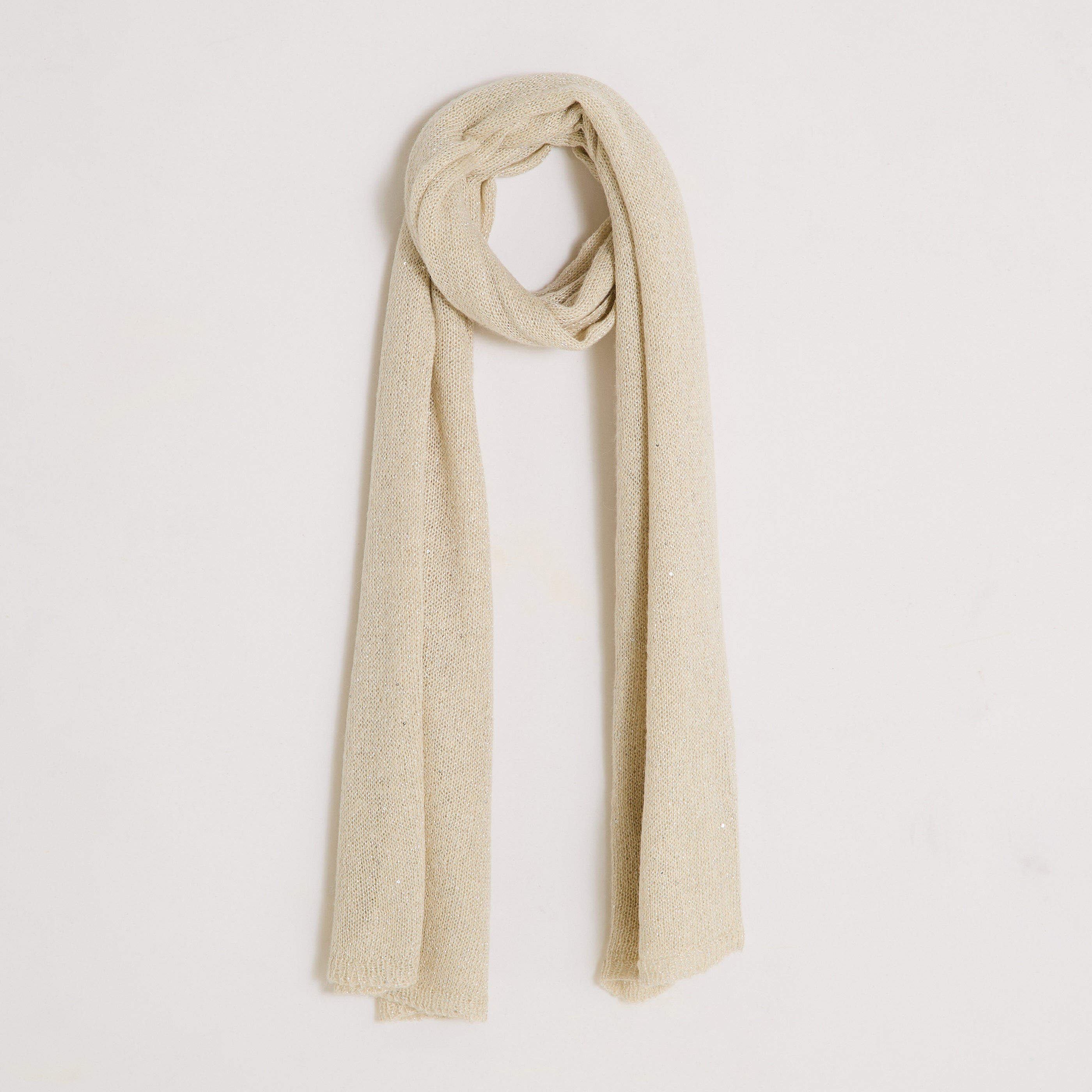 &Eacute;charpe longue unie avec sequins