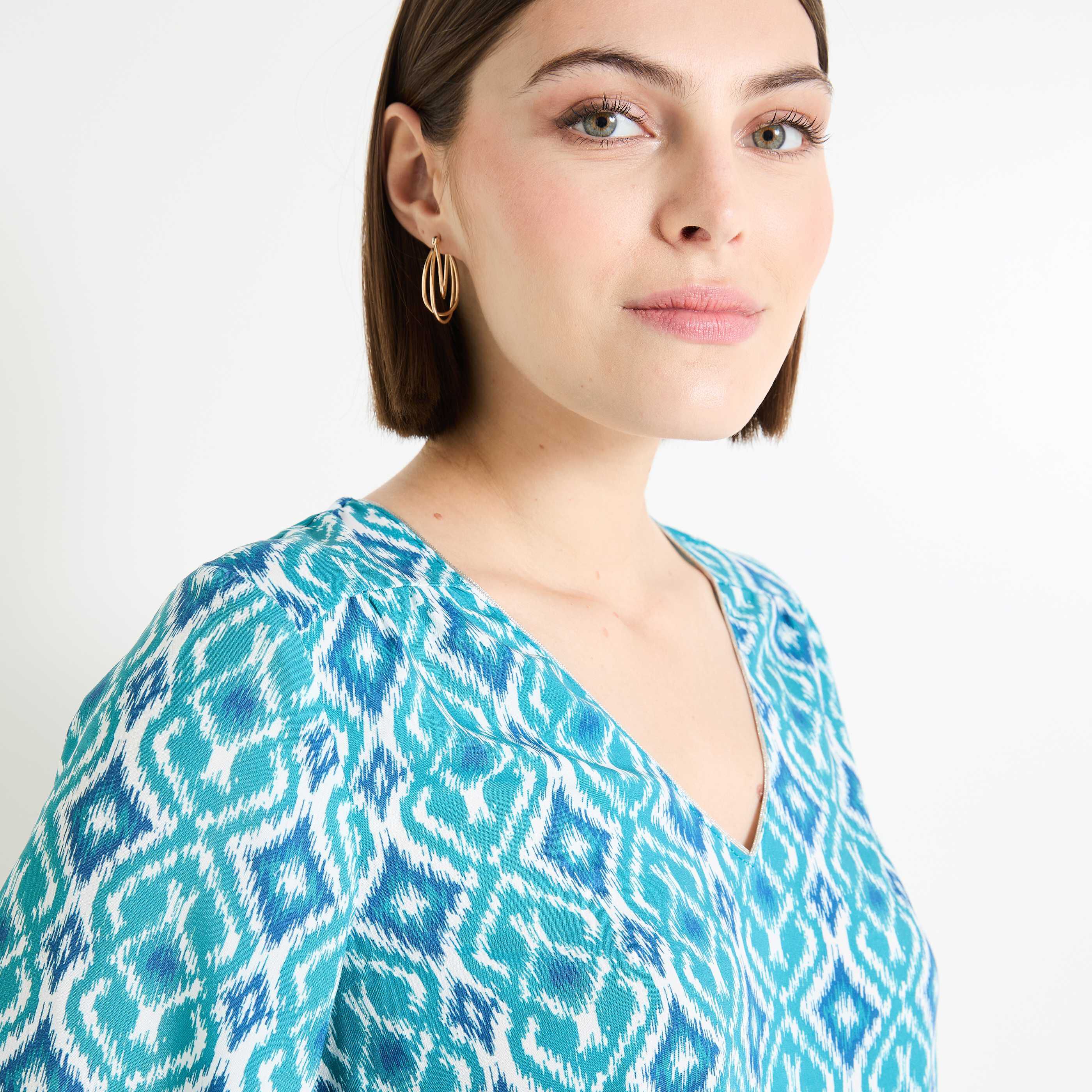 Blouse imprim&eacute;e femme