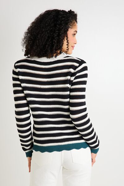 Pull col rond femme
