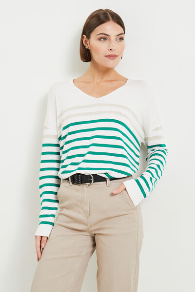 Pull marinère femme