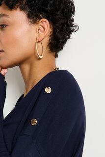 Pull col V femme