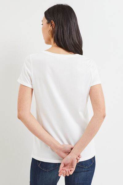 Tshirt print femme