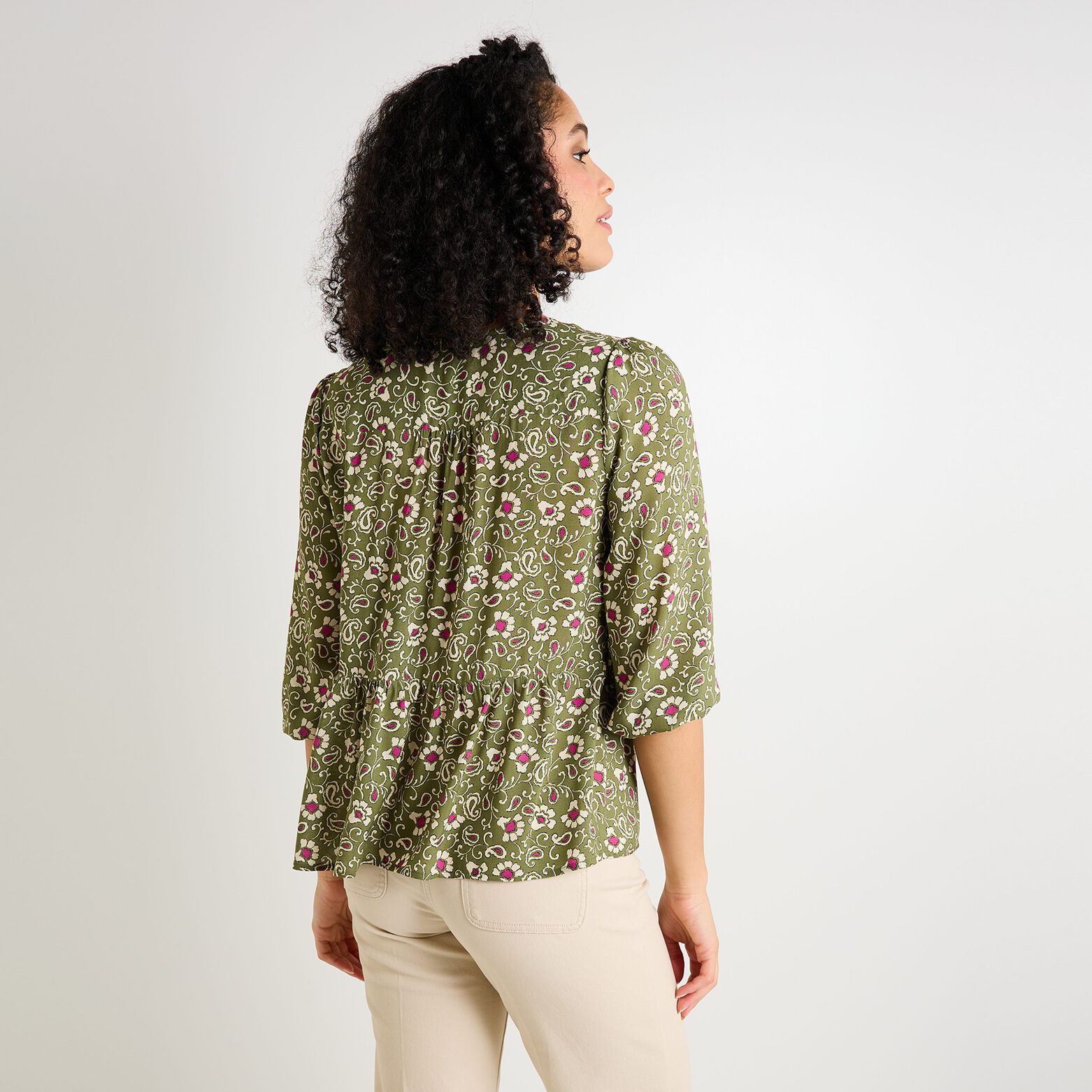 Blouse imprimée femme