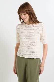 Pull col rond femme