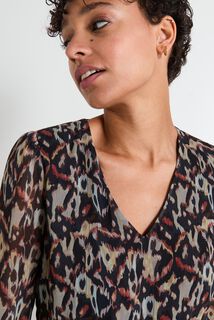 Robe col V femme