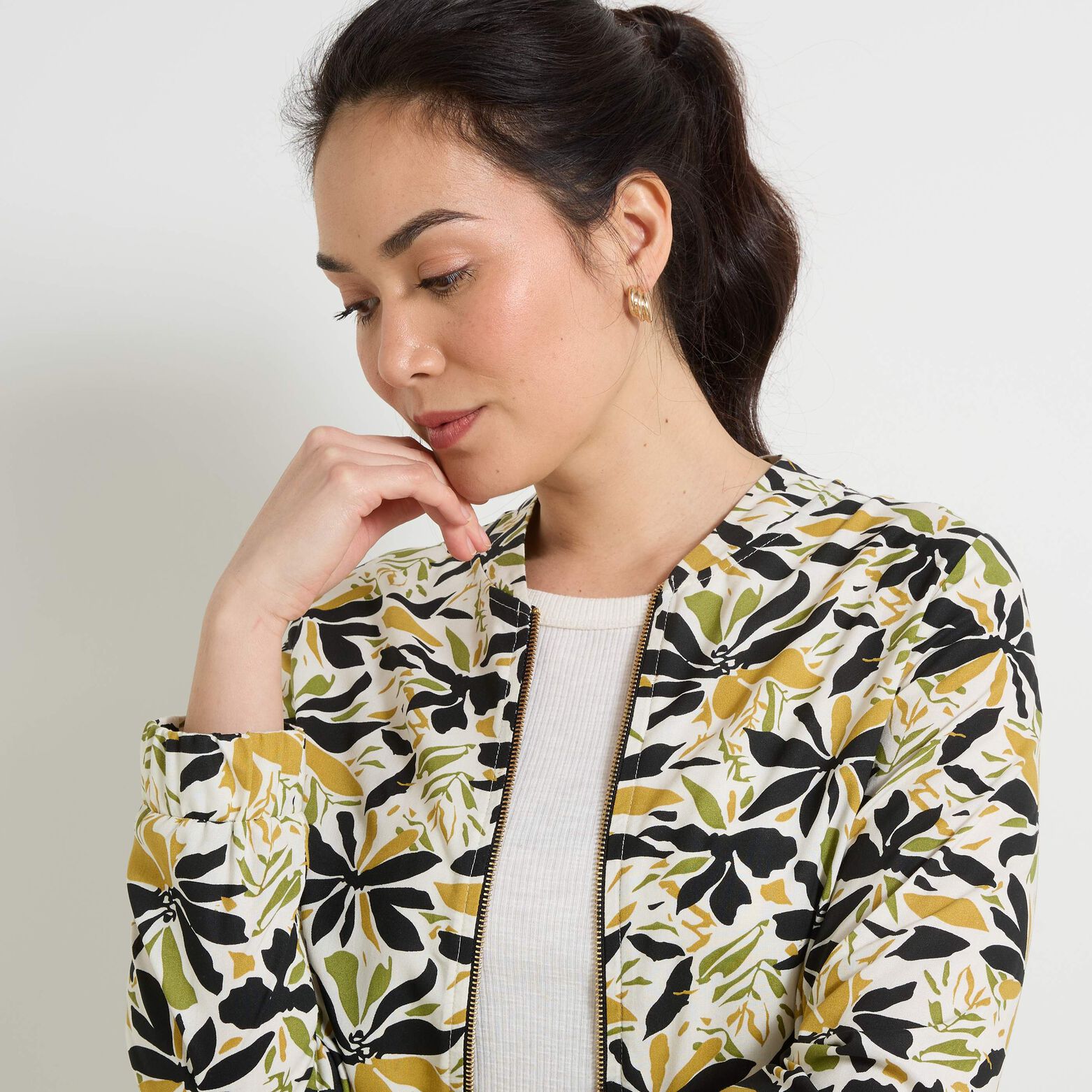 Bomber fluide femme