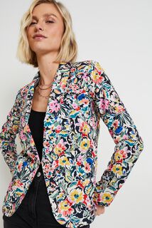 Veste blazer imprimé femme