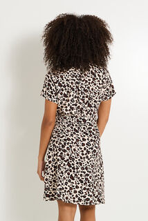 Robe imprimé animalier femme
