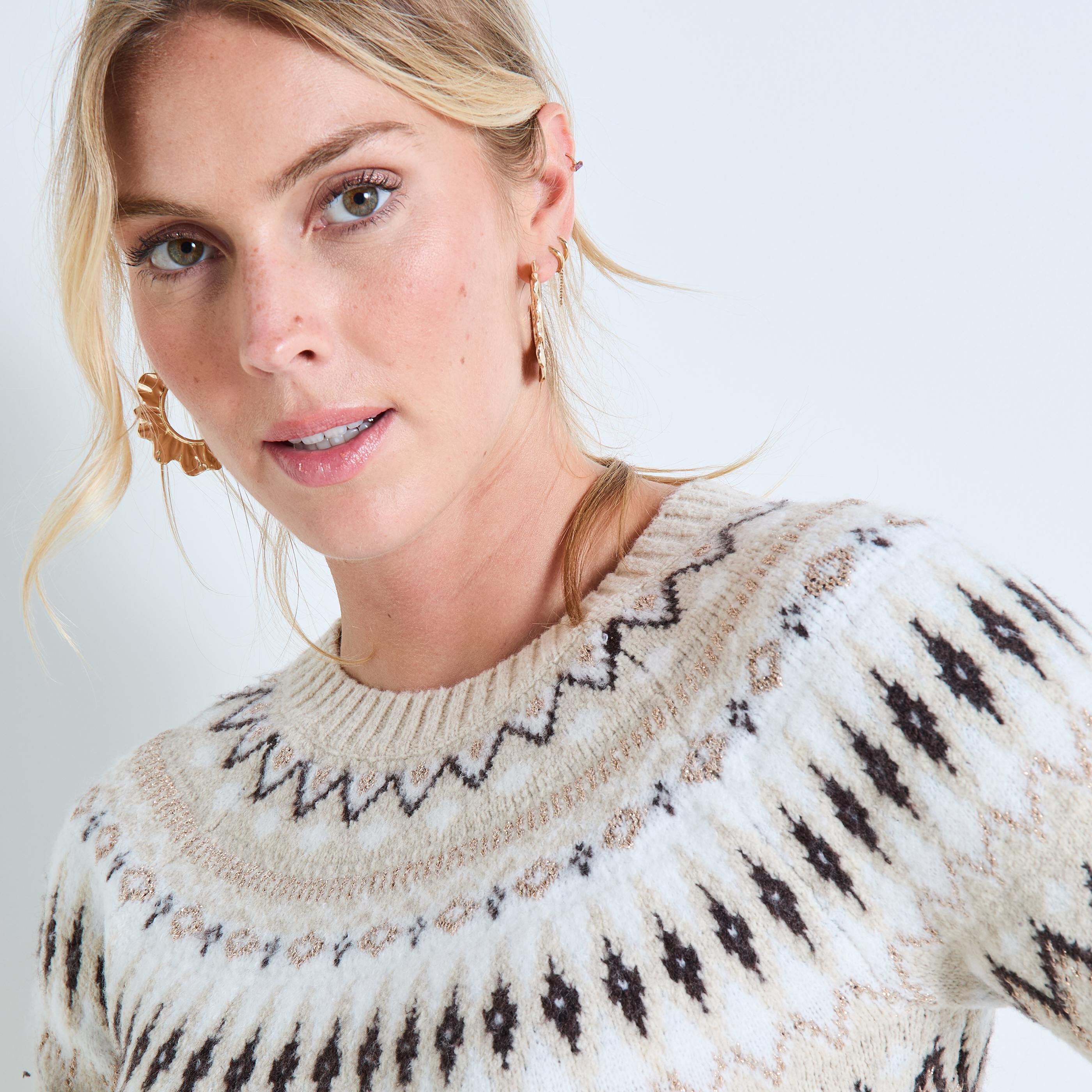 Pull manches longues femme