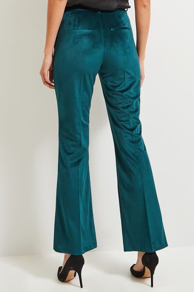 Pantalon droit velours femme
