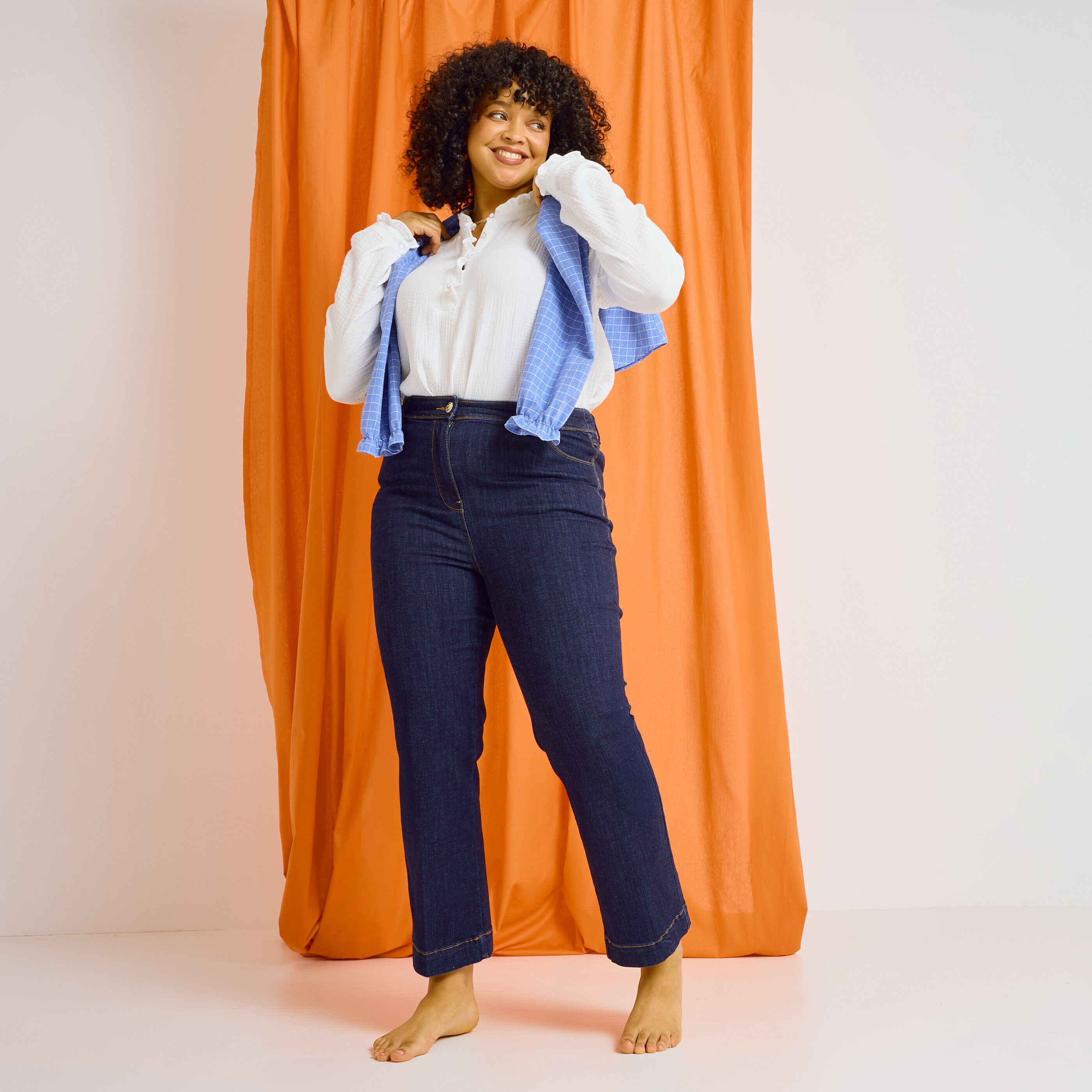 Jean raccourci TROPEZ RB02 femme