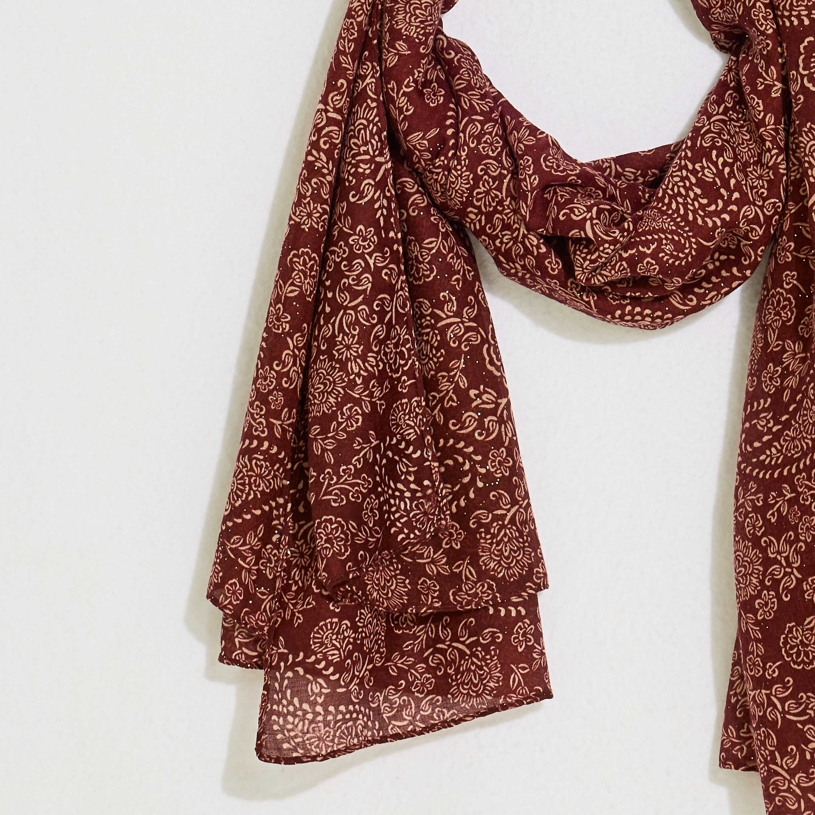 &Eacute;tole fluide motif cachemire femme