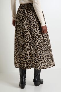 Jupe imprimé léopard femme