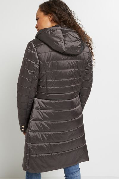 Doudoune fine longue femme