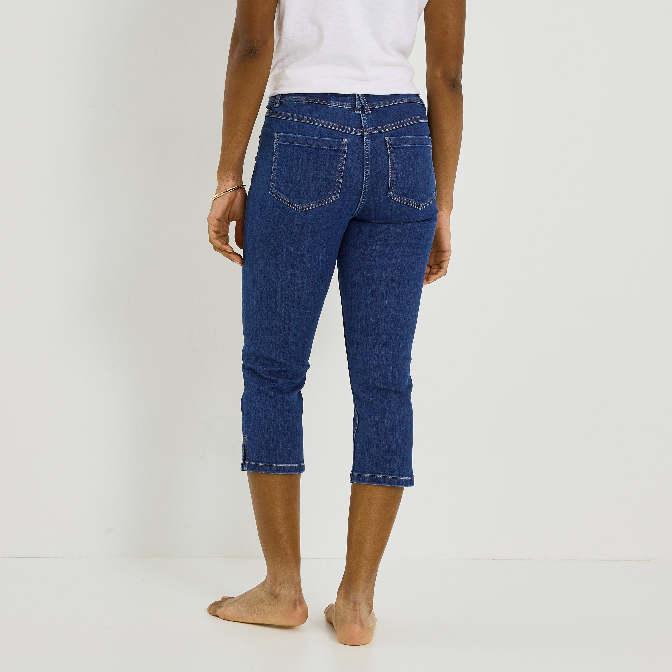 Corsaire en jean femme