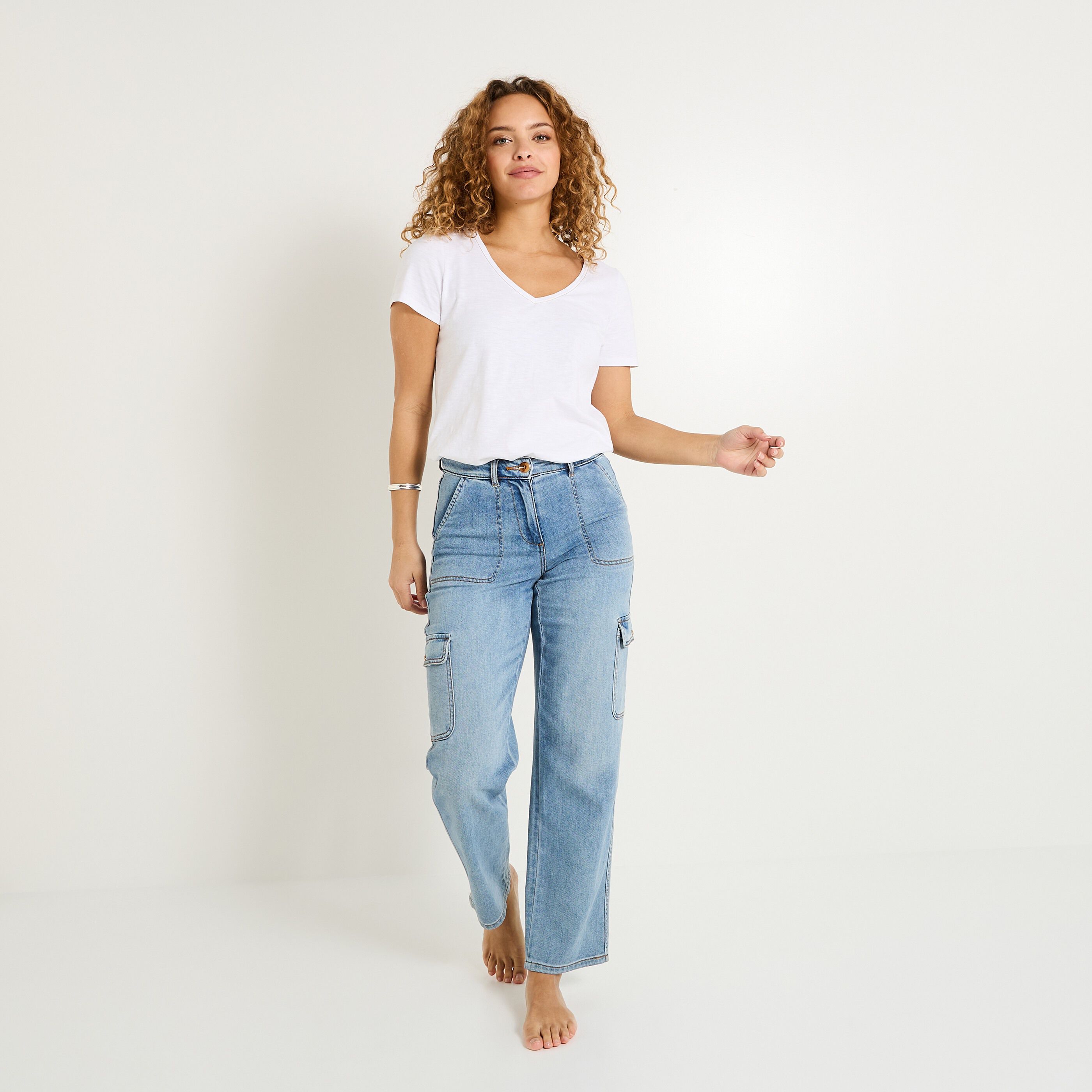 Jean cargo MEGEVE femme