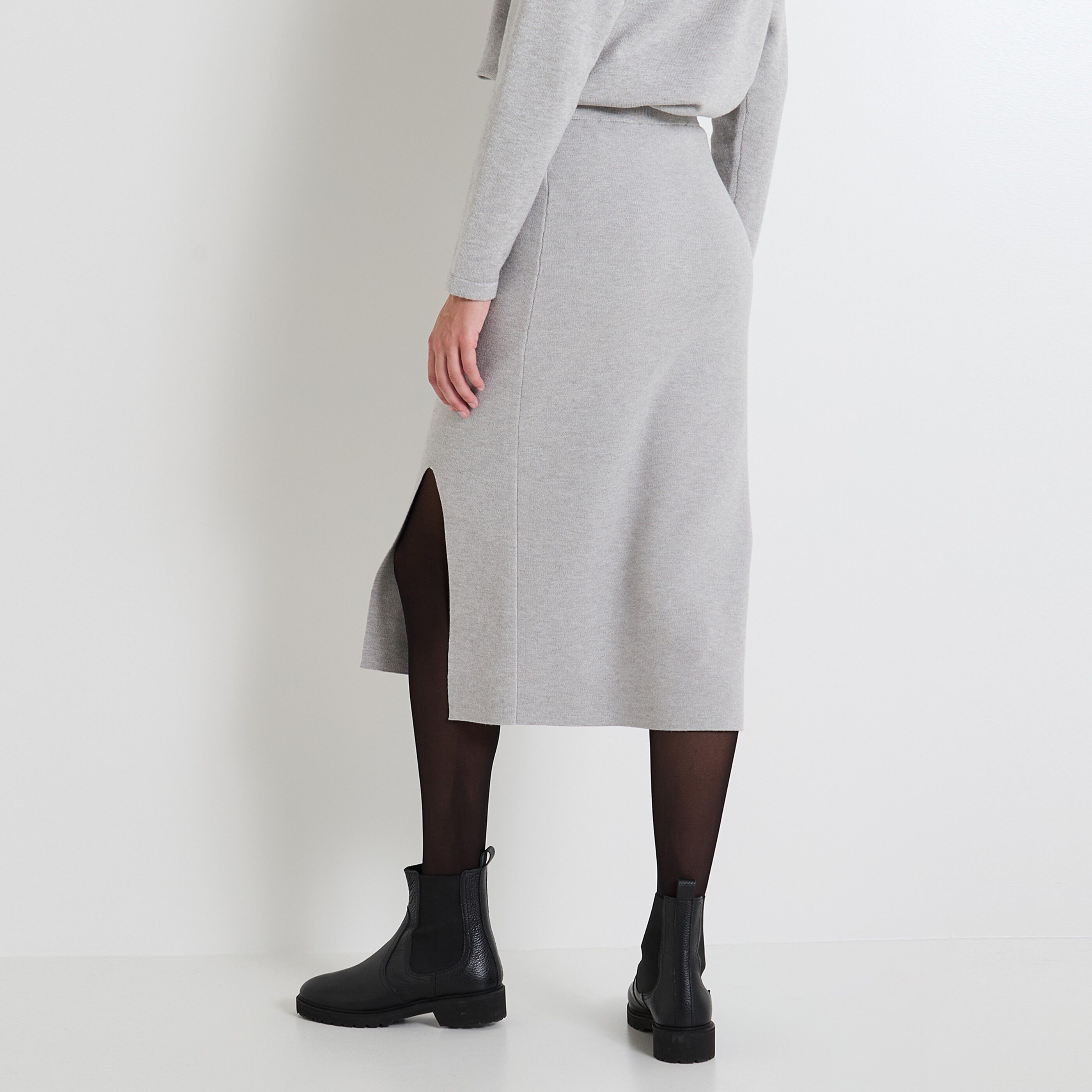 Jupe tube tricot femme